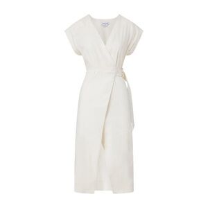 Veronica Beard Octavia linen wrap dress
